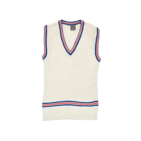 70s, Worsted Yarn, Tricolor Ribbed Trim, Ivy League