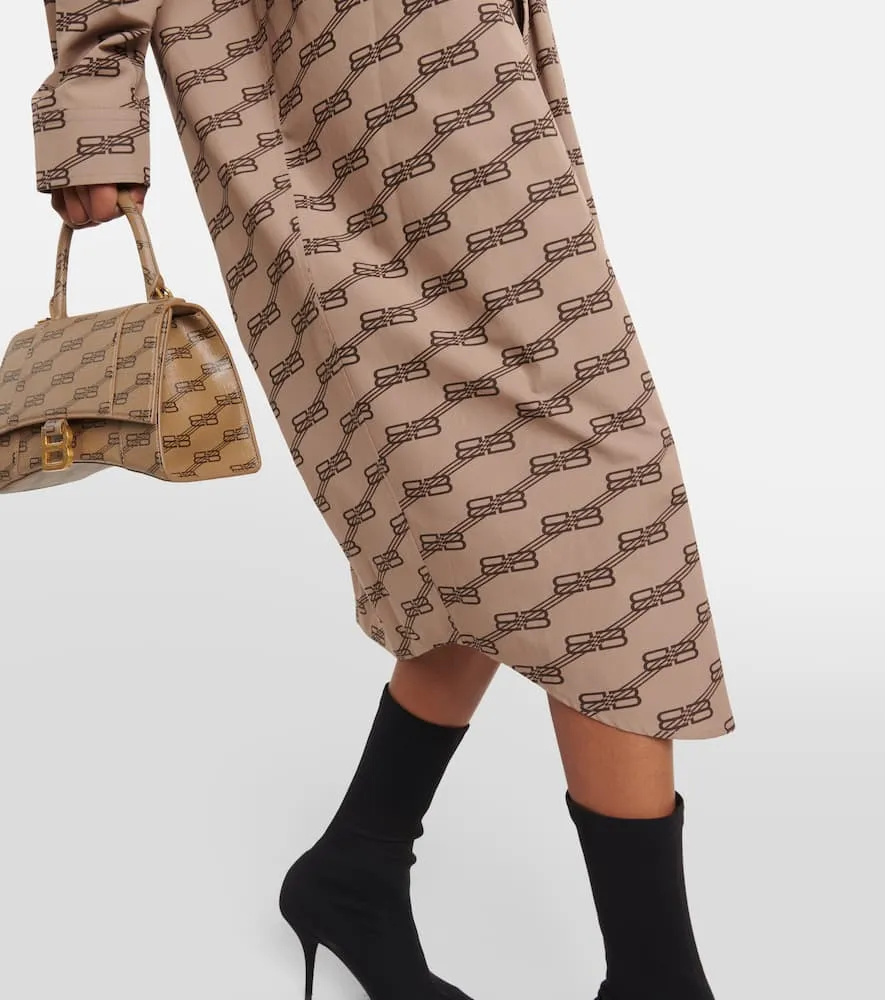 Balenciaga Cocoon cotton midi dress