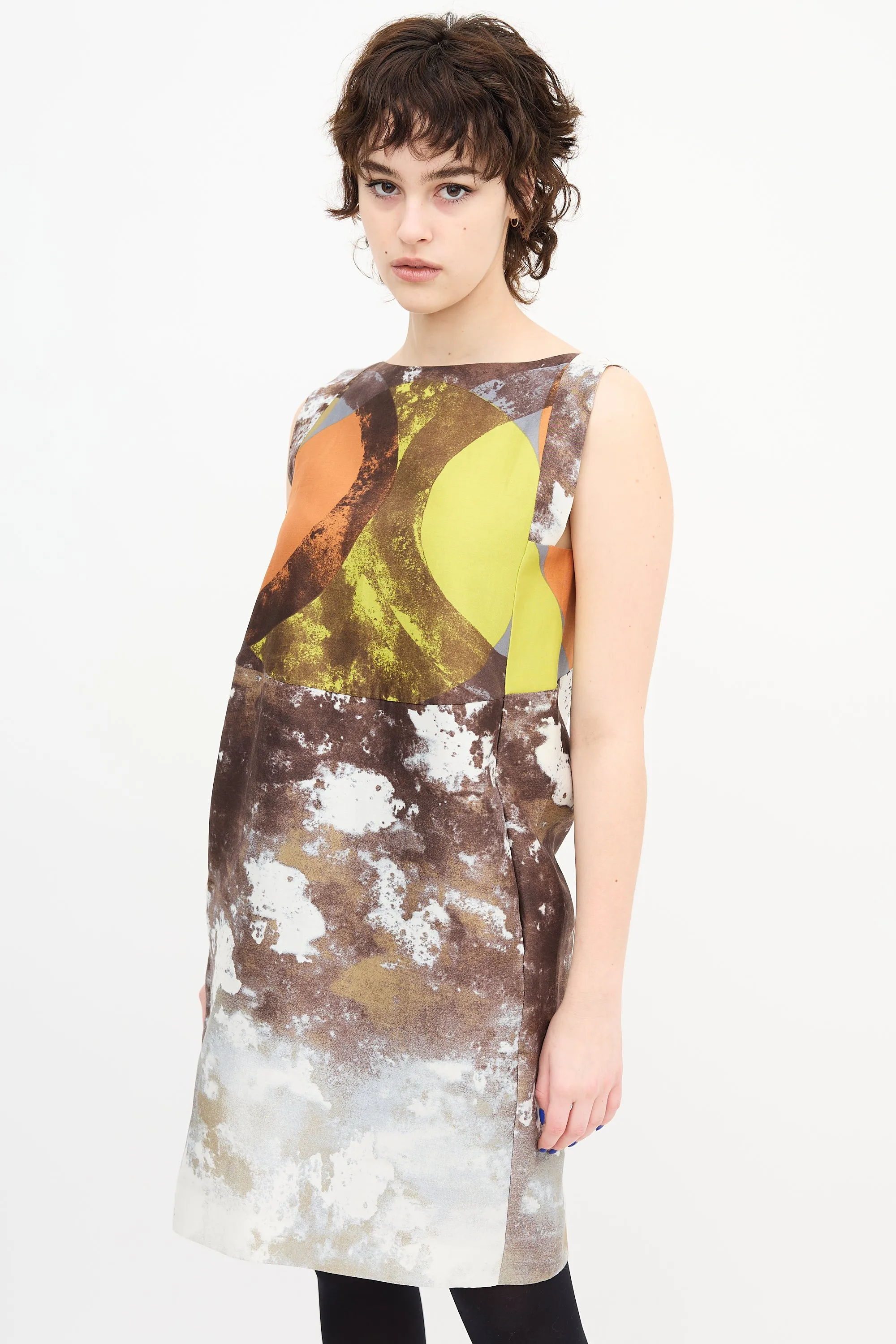 Boat Neck Shift Dress