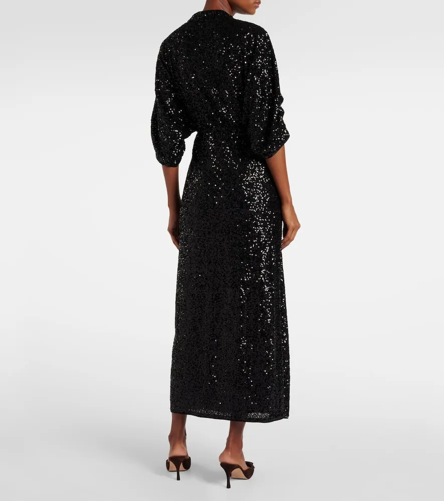Diane von Furstenberg Jessel sequined maxi dress