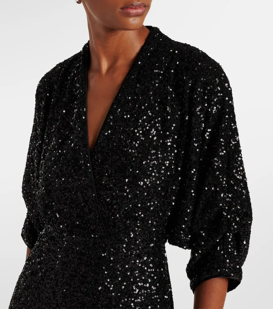 Diane von Furstenberg Jessel sequined maxi dress