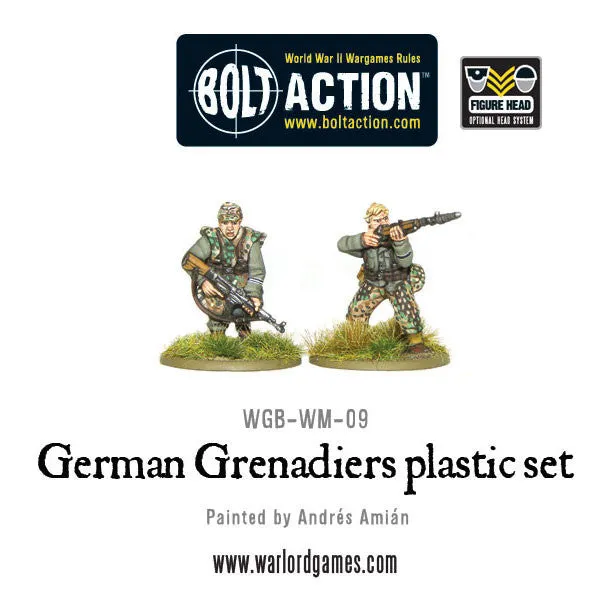 German Grenadiers WWII Late War Infantry - Bolt Action