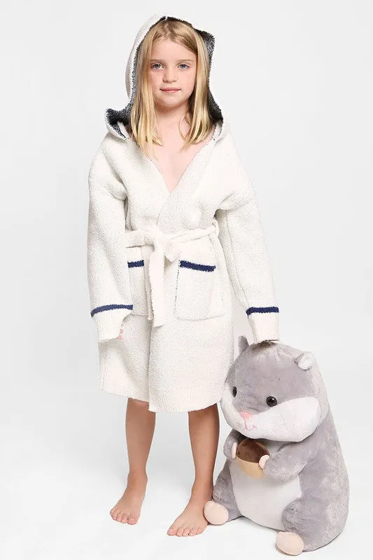 Kids Hooded Robe in multiple patterns