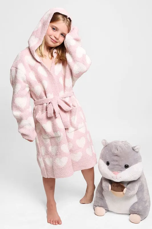 Kids Hooded Robe in multiple patterns