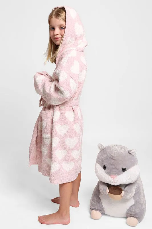 Kids Hooded Robe in multiple patterns