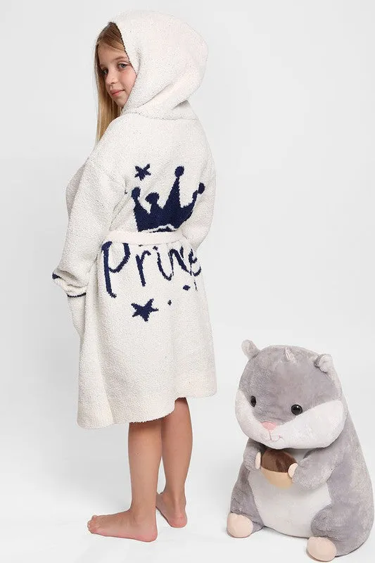 Kids Hooded Robe in multiple patterns