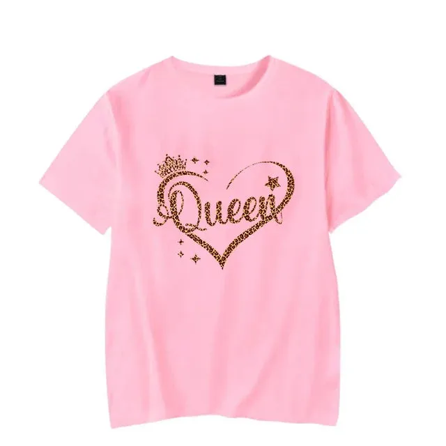 Leopard King and Queen Shirts