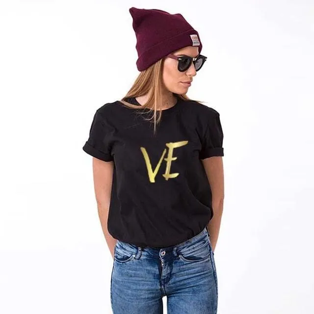 Lo ve shirts for couples