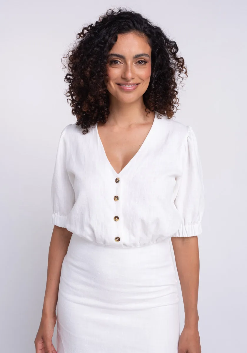 Robe PEONIA Lin Lait