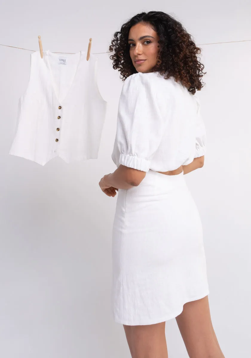 Robe PEONIA Lin Lait