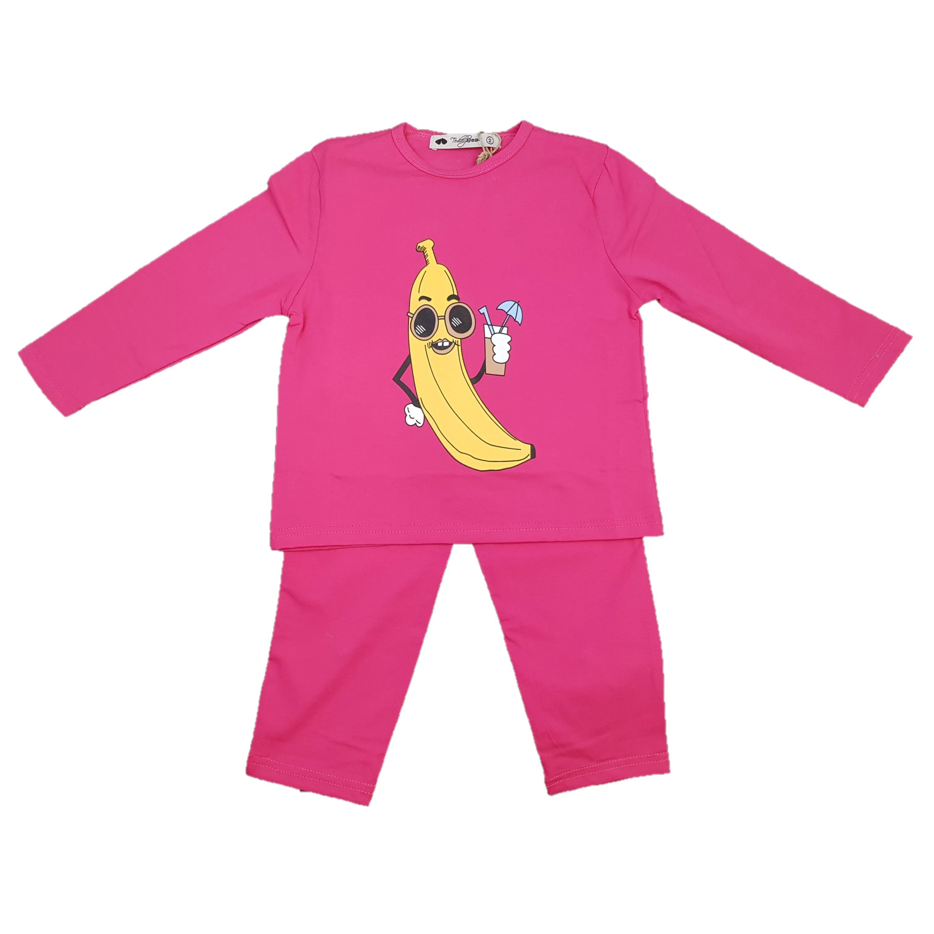 Teddy Bear - Banana Print Pajama
