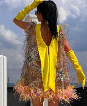 Yellow Cocktail & Party Dresses